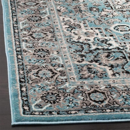 Safavieh 4 x 6 ft. ContemporarySkyler Power Loom Area Rug Blue & Ivory SKY126M-4